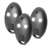Telecomando Cancello, 3 pezzi 433 MHz Telecomando Compatibile con, 2 canali, Rolling Code per cancelli automatici