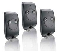 Télécommande 2 canaux pour portails et portes de garage - SHI - 433,42 MHz - Contrôle 2 moteurs - Compatible Somfy RTS