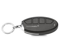Télécommande à 4 boutons pour système domotique, format porte-clés, couleur noire