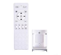 Télécommande à 6 réglages conçue pour ventilateurs de plafond 24 V alimentés par onduleur avec minuterie de mise en veille intégrée jusqu'à 120 minutes (blanc)
