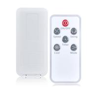 Télécommande AC de rechange pour climatiseur portable Costway, Goflamme, Takywep, TROPOW, VEVOR - Convient pour 23995-CYPE-1, 24513US-WH-CYPE, EP24513US, EP23995, NDTFT14R, 3500 CFM, JH-320Y