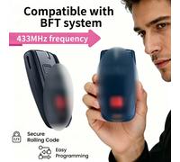 Télécommande BFT B RCB02 RCB04 MITTO 2 4 KLEIO B RCA 02 04 TRC1 TRC2 TRC4 pour porte de garage 433,92 MHz 4 button