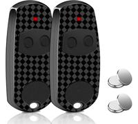 Télécommande Compatible avec CAME, 2 Pièces Telecommande portail TOP432EE, 433,92 MHz 2 Canaux Compatible Top432, Top432EE,(Comprend Deux Batteries Supplémentaires)