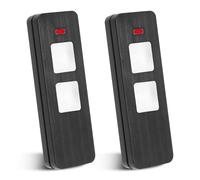 Télécommande de Garage 868MHz Compatible avec Sommer LOQ2 (Lot de 2) | Bip de portail universel à 2 canaux codage 128 bits sécurité maximale portée 50-140m avec mousqueton portable