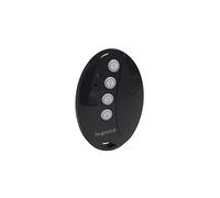 Télécommande de Poche Connectée 4 Ordres pour Piloter Appareils Filaires (Éclairage, Volet Roulant) - Fonction LED Indication Batterie - Inclus 1 Pile 3V CR2032 - Finition Graphite - 199147 - Legrand
