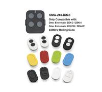 Télécommande de porte de garage 433 MHz Entrematic ZEN 2 / ZEN 4 433,92 MHz à code tournant Ditec Entrematic