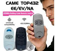 Télécommande de porte de garage à code roulant double canal 432,92 MHz Came Top432Na Top432Ee Top432Ev Top433.92Mhz, émetteur de clonage face à face TOP432 NA-2PCS