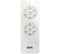 Télécommande de Rechange pour Ventilateur EDM 33824 Coral 33823 Blanc