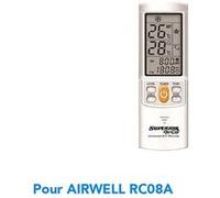 Télécommande de remplacement climatisation pour AIRWELL RC08A G
