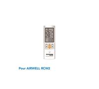 Télécommande de remplacement climatisation pour Pour AIRWELL RCW2 G