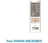 Télécommande de remplacement climatisation pour Pour DAIKIN ARC433B70 G