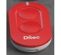 Télécommande Ditec/Entrematic 433,92 MHz ZEN2R rouge 2 boutons avec code rolling