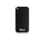 Télécommande d'origine Nice INTI 2L noire rolling code 2 canaux pour portails