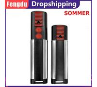 Télécommande d'ouverture de porte de garage Sommer 4020 TX03-868-4 type Europe & Amérique, émetteur à code roulant, porte-clés Rouge