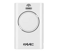 Télécommande FAAC XT2 SLH 868 MHz 2 Canaux pour Portail - Émetteur Code Tournant Rolling Code Réf 787009 - Boîtier Blanc - Compatible Récepteurs 868 SLH