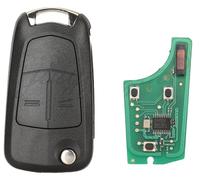 Télécommande, fréquence 433 MHz, compatible avec plusieurs modèles, 2 boutons, puce PCF7941 Valeo