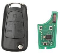 Télécommande, fréquence 433 MHz, compatible avec plusieurs modèles, 3 boutons, puce PCF7946, transpondeur HU100