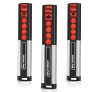 Télécommande Garage pour Sommer 868MHz, Lot de 3 Bips Portail 4 Canaux | Pour 4020 4021 4025 4026 4031 4035 TX03-868 | 50m Portée, 6 Piles Incluses | Boîtier Inox Coulissant Anti-chocs & Rayures