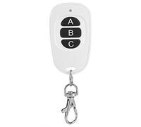 Télécommande Garage Universelle, EV327 433 MHz 1~4 Canaux Transmetteur de Télécommande sans Fil Jusqu' à 100m RF Contrôleur Facile pour Porte Garage.(3 Boutons)