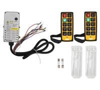 Télécommande industrielle, double poignée, étanche, résistante aux acides et à l'huile, pour appareils de levage électriques 24 V CC