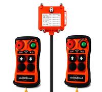 Télécommande industrielle sans fil à 2 boutons pour pont roulant et palan électrique 12-24V 2T1R
