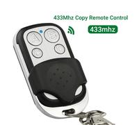 Télécommande intelligente 433 MHz avec bouton poussoir métallique, duplicateur de code, émetteur ABCD à 4 boutons pour ouvre-porte de garage 3pcs