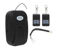Télécommande Mhz pour 433 Remplacement à Quatre Boutons de Porte de | Abs Noir, Structure Simple et Usage Facile, Réponse Rapide Touche, pour Garage