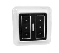 Télécommande murale 2 canaux magnétique AC133-02 Noire