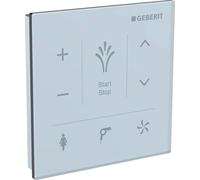 Télécommande murale Geberit AquaClean Mera capacitive, blanche, 1 pièce.