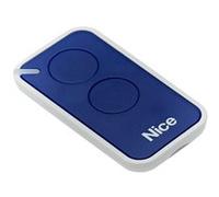 Emetteur de télécommande bleu NICE 2 canaux pour portail et porte de garage - INTI2B