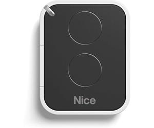 Télécommande Nice Era ON2E ON2 - Émetteur Portail et Porte de Garage - 2 Canaux, Fréquence 433,92 MHz, Noir/Blanc - Compatible Motorisation Nice