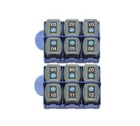 Télécommande numérotée et identifiants | Accessoire pour outil de vérification des données et de dépannage | Lot de 12
