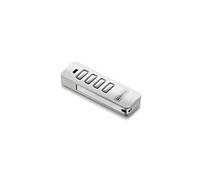 Handsender Pearl Vibe 868,8/868,95 MHz Funkverbindung 4 Reichweite 50-140 m weiß/Edelstahl 79 x 26 x 13 mm 1 pièces