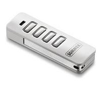 Sommer Télécommande Pearl Vibe 4019 868,8/868,95 MHz 4 boutons portée 50-140 m blanc touches inox