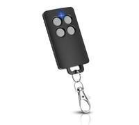 Télécommande Portail AAM0121 Compatible SCS Sentinel Télécommande 433,05-434,79 MHz, 4 Canaux, Code Tournant Sécurisé, Portée 50 m, Remplacement Garage et Portail Gris(Lot de 1)