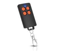 Télécommande Portail AAM0121 Compatible SCS Sentinel Télécommande 433,05-434,79 MHz, 4 Canaux, Code Tournant Sécurisé, Portée 50 m, Remplacement Garage et Portail Gris(Lot de 1) orange