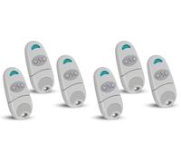 Télécommande Portail Garage 433.92MHz 3PCS, 2 Canaux Compatible avec TOP-432EV/EE/NA, Télécommande pour Porte de Garage et Portail (Lot de 2)
