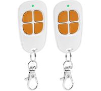 Télécommande portail garage - SCS - Lot de 2 télécommandes - 4 canaux - Fréquence 433,92 MHz - Compatible SCS