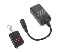 Télécommande pour Machine à Fumée, Émetteur Quatre Boutons, Modèles | Récepteur Trois Broches, Plastique et Métal Noir, Commande Manuelle Stable pour Spectacles, Fêtes, Dj et Effets Scéniques