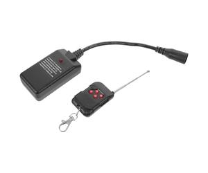 Télécommande pour Machine à Fumée, Transmetteur 4 Boutons, | Récepteur 3 Broches en Plastique et Métal, Commande Manuelle, pour Éclairagistes, Danseurs, Scènes et Prestations Dj