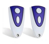 Télécommande pour ouvre-porte de garage compatible avec Novoferm Novotron 502 Max43-2 et Novotron 512 Mix43-2 (433,92 MHz) - Lot de 2