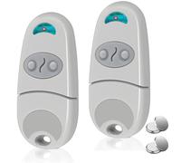 Télécommande pour Portail, 2 Packs télécommande Portail 433,92 MHz, télécommande C@ME 2 canaux Compatible avec EE EV, NA, 432M(Comprend 2 Piles supplémentaires)