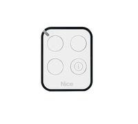 Télécommande pour portails et porte de garage NICE ON3EBD - Emetteur à code tournant bidirectionnel - 433,92 mhz (Blanc et Noir)