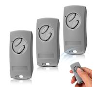 Télécommande pour porte de garage, 433,92 MHz, 2 canaux, compatible avec EcoStar, lot de 3