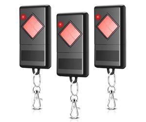 Télécommande pour porte de garage, fréquence 40,685 MHz, 10 dip-switches, lot de 3