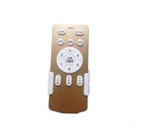 Télécommande pour ventilateur de plafond avec commande vocale, contrôleur radio 2,4 G pour fréquence variable, variateur pour ventilateur et lumière, modèles de moteur CC, doré (B)