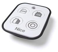 Télécommande radio 4 canaux pour systèmes d'alarme, fréquence 433 MHz, portée de 100 mètres