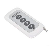 Télécommande RF 433,92 MHz, portée de 500 m, émetteur sans fil à 4 boutons pour ouvre-porte de garage, prend en charge le code fixe et d'apprentissage (français non garanti), batterie 12 V incluse