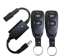 Télécommande RF sans fil 433,92 MHz avec pilote de relais silencieux MOSFET SCR compatible avec DC 3,7 V à 12 V pour bandes lumineuses LED (B)