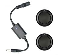 Télécommande RF sans fil DC 3,7 V-12 V 433,92 MHz récepteur avec câble mâle femelle pour bande lumineuse LED ventilateur (B)